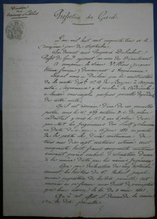 1853 Antique Manuscript Document Release Land Transfer Public Handwritten