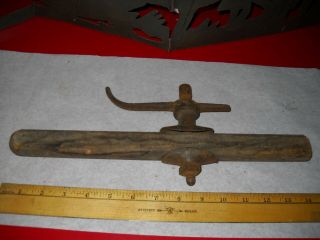 Vintage Two Man Crosscut Saw Handle Clamp,  Antique Logging Tool