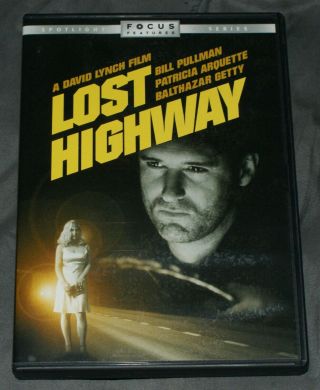 Lost Highway (dvd,  2008) Rare David Lynch Cult