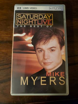 Rare Best Of Mike Myers Saturday Night Live Umd Movie (psp) Sony