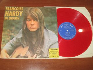 Francoise Hardy In English - Rare Taiwan Lp In Red Vinyl Françoise