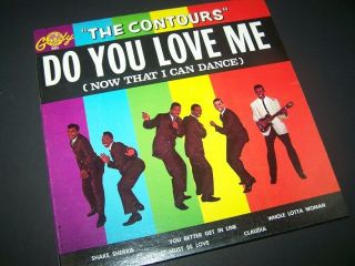 The Contours Rare Lp " Do You Love Me (now That I Can Dance) " From 1962 -