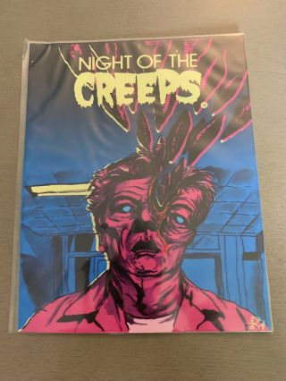Night Of The Creeps Art Print By Robert Maltby.  Rare.