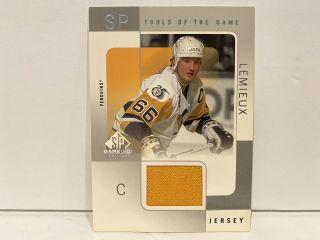 Mario Lemieux 2000 - 01 Upper Deck Sp Game Tools Of The Game Yellow Very Rare