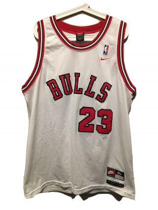 Rare Vintage Nike Michael Jordan Flight 8403 Rookie Chicago Bulls Jersey Size Xl