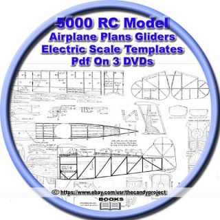 Scale Rc Model Airplane Plans Military Templates Pdf 3 Dvds 5,  000,