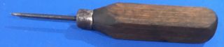 Vintage Antique Wood Handle Tool Ice Pick Punch Awl Carpentry