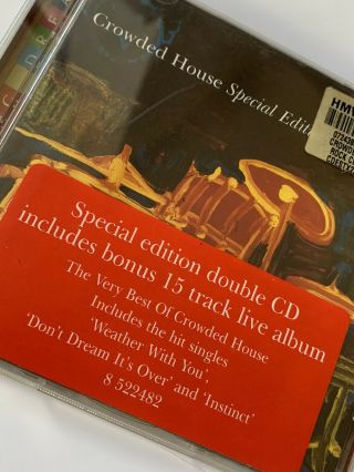 Crowded House Live Cd Rare Limited Edition (disc 2 Only).  Deleted