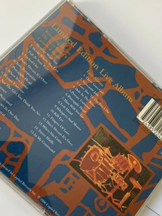 Crowded House Live Cd Rare Limited Edition (Disc 2 Only).  Deleted 2