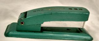 Vintage Swingline Cub Stapler Turquoise Blue Metal Made in USA Does Work 3