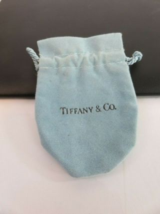 Vintage Tiffany & Co Anti Tarnish Cloth Jewelry Storage Pouch Bag 3 5/8 X 2 3/8