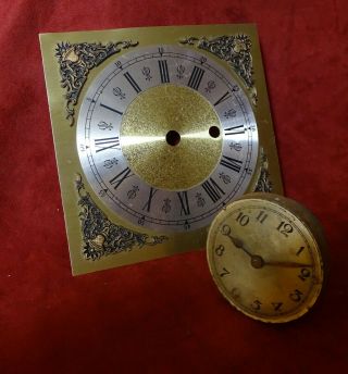 Vintage Clock And A German Weber Clock Face