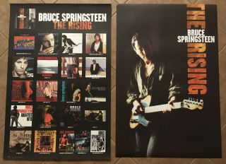 Bruce Springsteen Rare 2002 Double Sided Promo Poster For Rising Cd 24x36 Usa