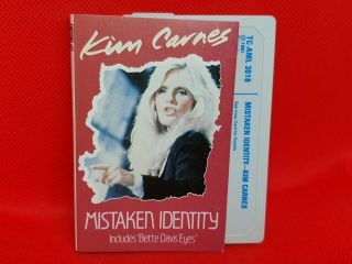 Kim Carnes - Mistaken Identity (1981) Cassette Rare (vg, )
