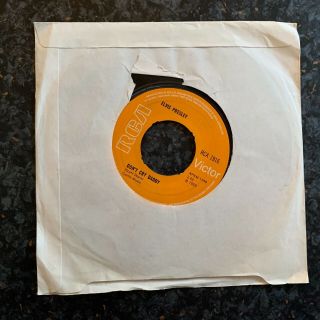 7 " Rare Vinyl - Elvis Presley - Dont Cry Daddy - Rca 1916 - 1969