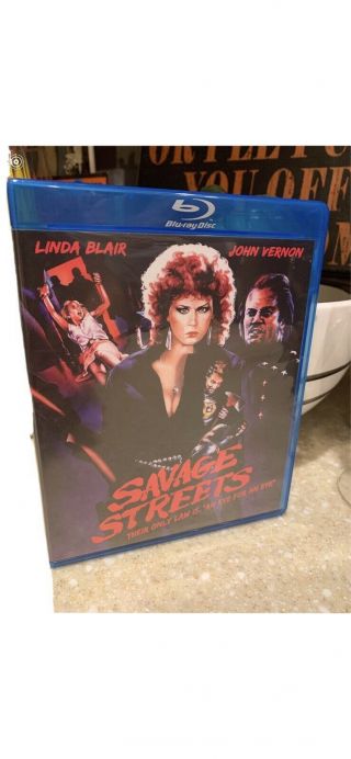 Savage Streets Blu - Ray Code Red Rare Out Of Print Linda Blair Like Oop Cult
