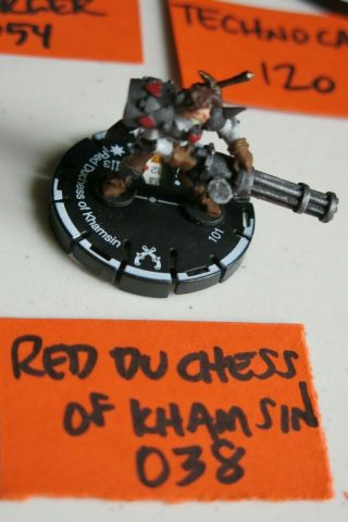 Mage Knight Nexus 038 Red Duchess Of Khamsin Unique Extremely Rare