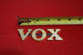 Vox Ac30 Amplifier Gold Logo 1960 