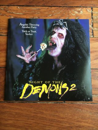 Rare Horror Cult Laserdisc Night Of The Demons Part 2 1994 Republic Pictures