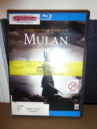 Mulan: Rise Of A Warrior - Blu - Ray Dvd 2013 Very Rare Ex - Library Version