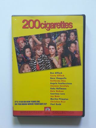 200 Cigarettes Ben Affleck Kate Hudson Paul Rudd (1999 Rare Oop Dvd)
