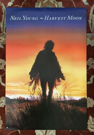 Neil Young Harvest Moon Rare Promotional Poster