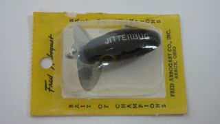 Vintage Fred Arbogast Fly Rod Jitterbug In Package