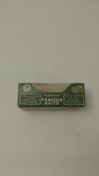 Vintage Pflueger Chum Famous Baits Spoon With Box