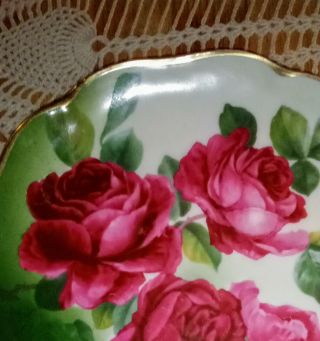 Antique Hand Painted Vienna Austria.  ? Porcelain Plate 8.  5 