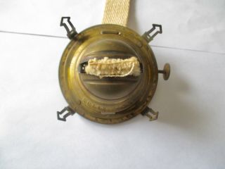 Antique Scovill No 2 Brass Queen Anne Kerosene Oil Lamp/lantern Burner W Wick