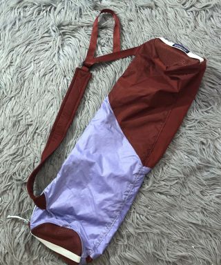 Rare Patagonia Lightweight Yoga Sling Hot Yoga Mat Carrier Bag Purple Maroon
