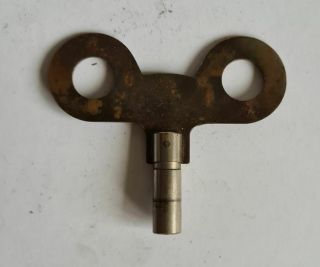 Antique Clock Key Steel 5mm No.  13