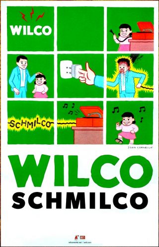 Wilco Schmilco Ltd Ed Rare Tour Poster,  Rock/alternative/indie Poster