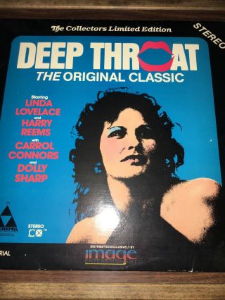 Deep Throat Laserdisc - Rare Linda Lovelace