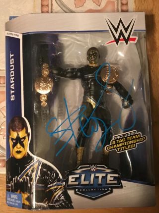 Aew Wwe Stardust Cody Rhodes Elite Action Figure Signed Autograph Rare