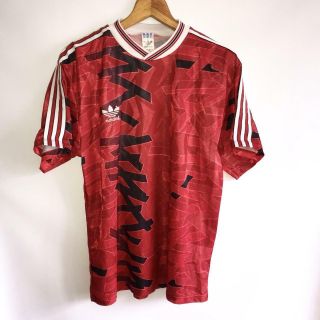 Extra Rare Vintage Adidas 80s Match Worn United Style Shirt Jersey 16