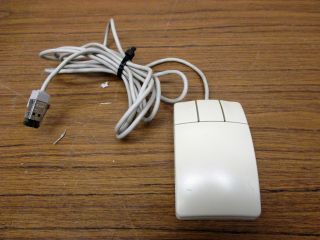 Hp A2838a 3 Button Mouse With Rare Hp - Hil Connector