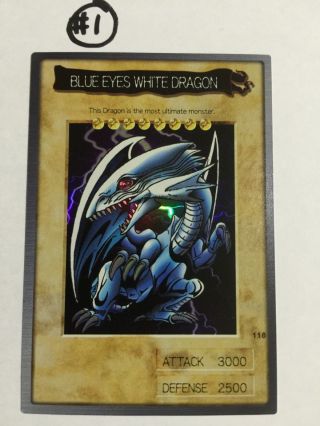 Yugioh Bandai Rare No 118 Blue Eyes White Dragon Japanese Lob - 001 Dds - 001