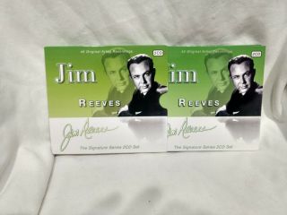 Rare Jim Reeves The Signature Series 2 Cd Set 2001  Cd6486