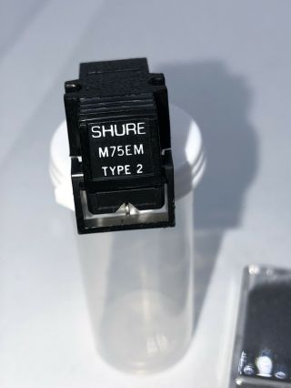Rare Vintage Shure M75em Phono Cartridge With Replacement Stylus.