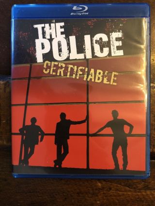 The Police Certifiable Blu - Ray And Cd Set Rare Out Of Print Three Disc Set