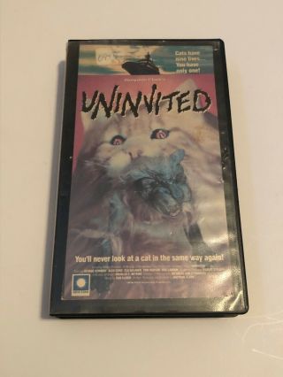 Uninvited 1988 Vhs Rare Cult Camp Horror George Kennedy Star Video