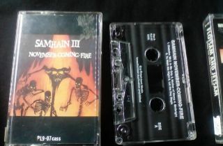 Rare Samhain November Coming Fire 1986 Plan 9/caroline Pl9 - 07 Misfits Danzig
