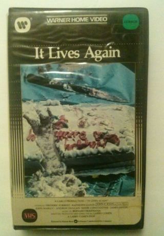 It Lives Again Vhs Clamshell Rare Oop Larry Cohen It 