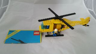 Lego 6697 Town Vintage Coast Guard Rescue - 1 Helicopter