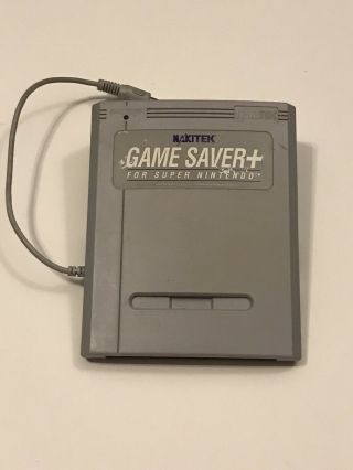 Nakitek Game Saver For Nintendo,  Famicom To Snes Converter Rare