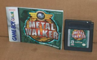 Metal Walker (nintendo Game Boy Color,  2001).  Capcom.  Rare Authentic