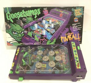 Vintage Goosebumps Electronic Pinball Game Toy 1996 Rare