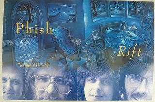 Rare Phish Rift 1992 Vintage Music Store Promo Poster