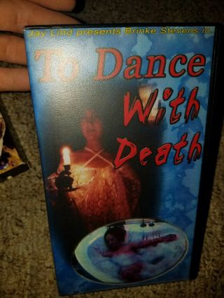 To Dance With Death Vhs Rare Htf Oop Horror Vhs Scary Slasher Brinkie Stevens